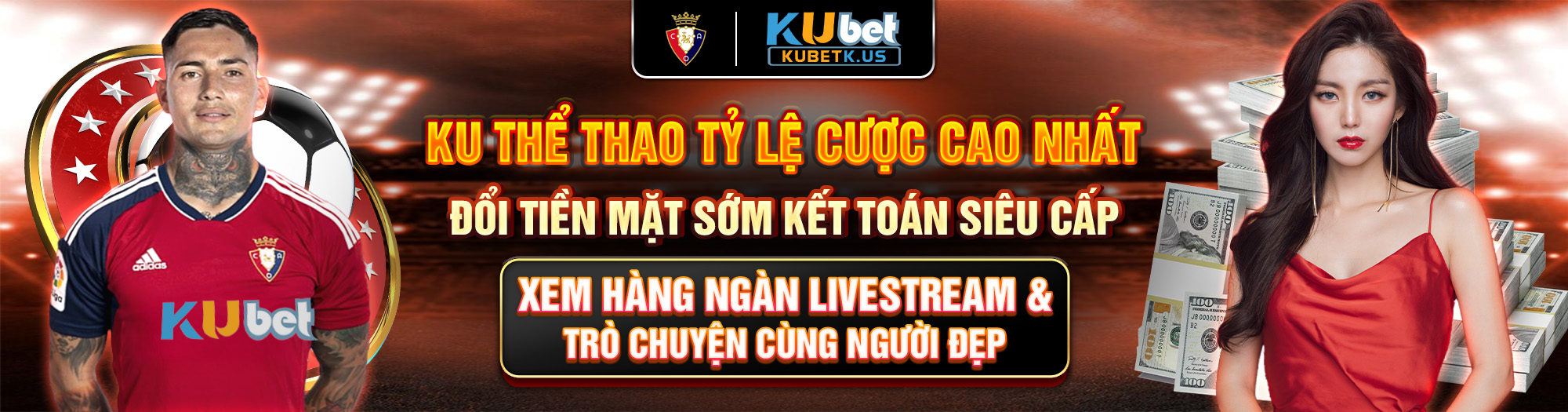 Ku thể thao tỷ lệ cược cao nhất, đổi tiền mặt sớm kết toán siêu cấp, xem hàng ngàn livestream trò chuyện cùng người đẹp.